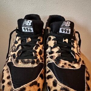 New Balance 996 Leopard Print Sneakers
